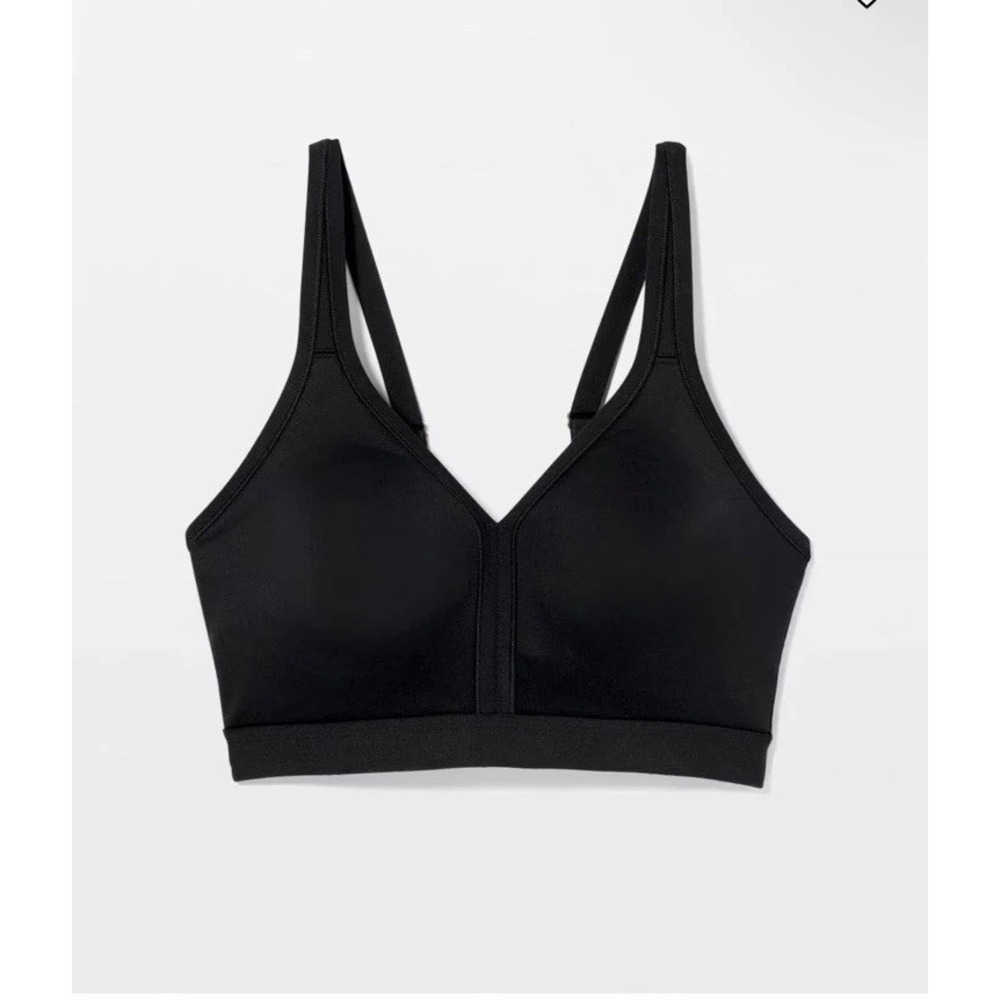 NWT Soma 44D Embraceable Wireless Bra Unlined Black 072103